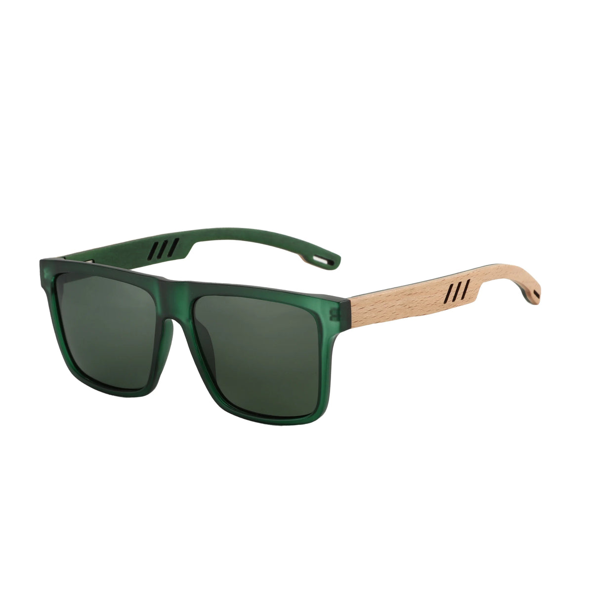 ZENOTTIC 2024 Walnut Wood Sunglasses with Dark Polarized Lenses for Men and Women | 100% UVA/UVB Ray Protection