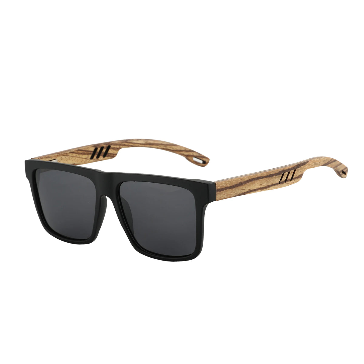 ZENOTTIC 2024 Walnut Wood Sunglasses with Dark Polarized Lenses for Men and Women | 100% UVA/UVB Ray Protection