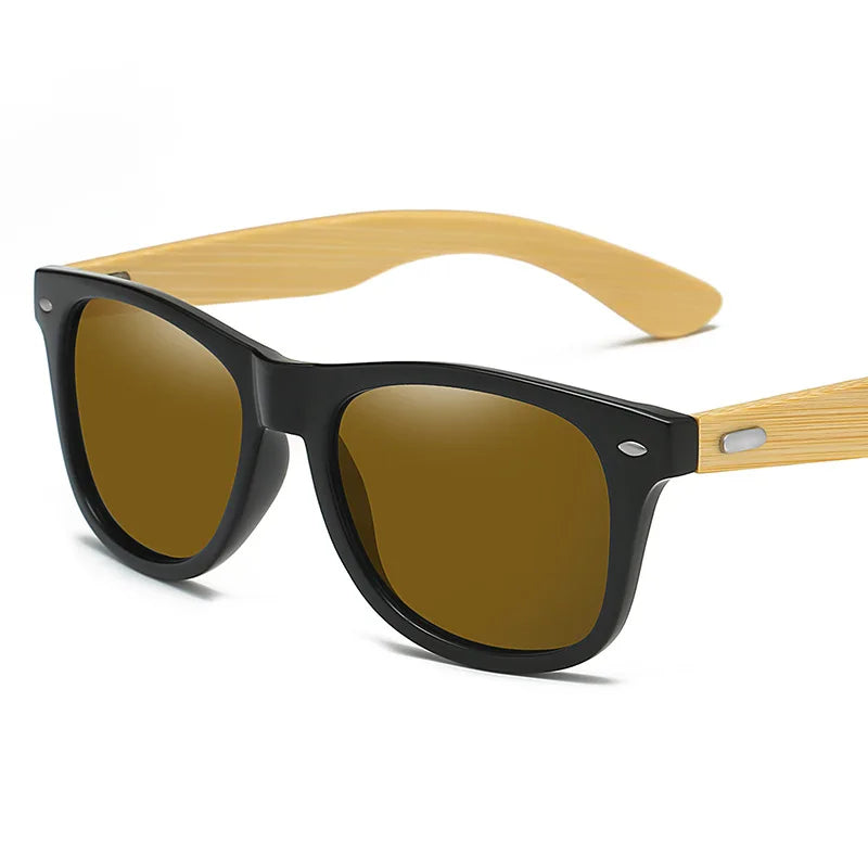Wood Men's Ultraviolet Sunglasses Classic Male Driving Riding UV400 Sports Sun Glasses Eyewear Wooden Bamboo Eyeglasses