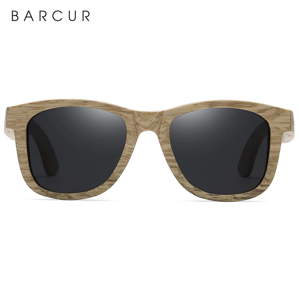 BARCUR Polarized Wood Sunglasses for Men Women Sun Glasses Eco-Friendly Male Eyewear Oculos de sol feminino frete gratis