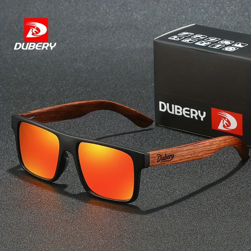 DUBERY Wooden Polarized UV400 Protection Sunglasses
