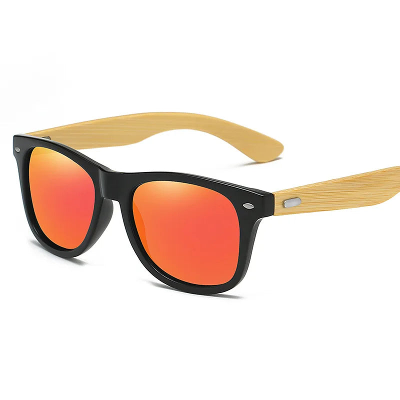 Wood Men's Ultraviolet Sunglasses Classic Male Driving Riding UV400 Sports Sun Glasses Eyewear Wooden Bamboo Eyeglasses