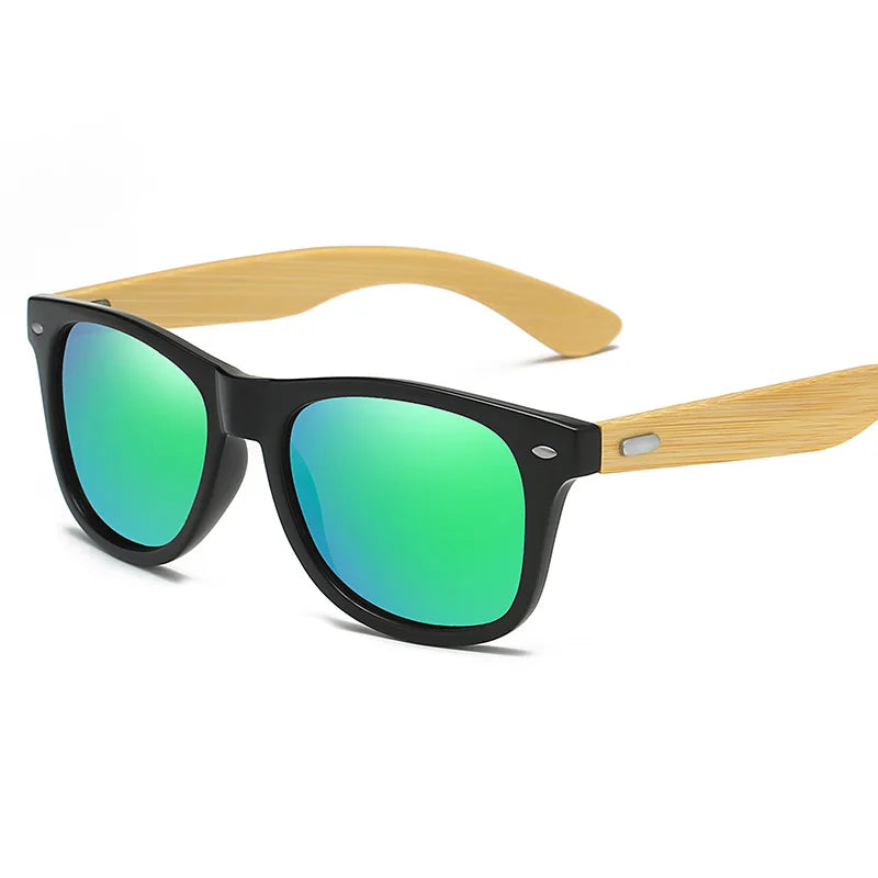 Wood Men's Ultraviolet Sunglasses Classic Male Driving Riding UV400 Sports Sun Glasses Eyewear Wooden Bamboo Eyeglasses