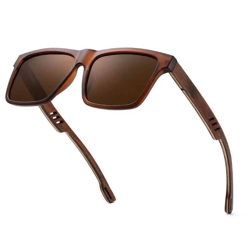 New Polarized Wood Men Ultraviolet Sunglasses Classic Women Driving UV400 Sports Sun Glasses Wooden Eyewear Bamboo Eyeglasses