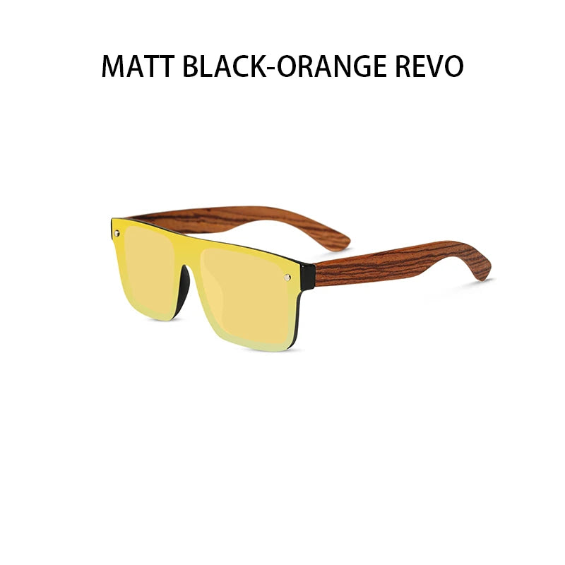 Wood Sunglasses For Men Women Polarized Sunglasses For Men Square  Anti Glare Driver Mirror Sun Glasses Women UV400
